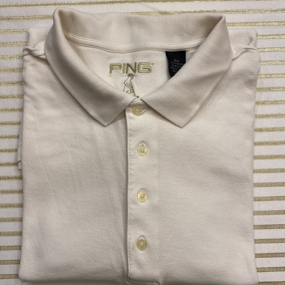 Ping Other - 🌞PING Big & Tall 4 button white s/s cotton men’s polo shirt vintage 2X